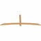 Ekena Millwork Bellingham Timber Gable Bracket, Western Red Cedar, 84"W x 31"H x 1 1/2"D x 3 1/2"F, 9/12 Pitch GBW084X31X0204BEL00SWR - alternate 3